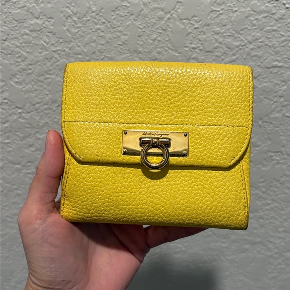Salvatore Ferragamo Handbags - Authentic Salvatore Ferragamo Yellow Wallet SOLD AS IS